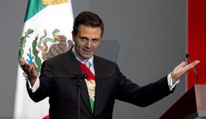Peña Nieto, tras asumir el cargo en 2012.