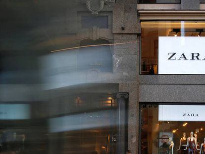 Escaparate de Zara en Madrid.