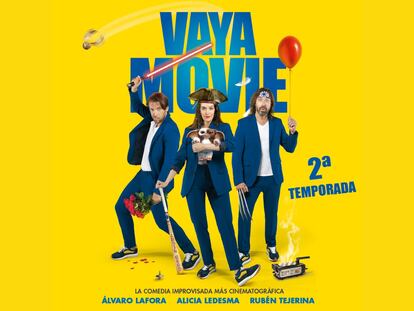 Cartel promocional del espectáculo 'Vaya Movie', que presenta su segunda temporada en Madrid.