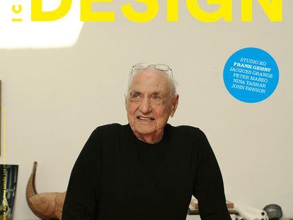 Frank Gehry posa en exclusiva para la portada de ICON Design 11.