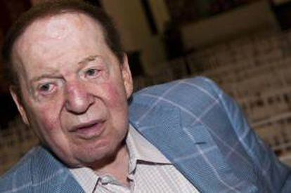 El magnate estadounidense de los casinos Sheldon Adelson. EFE/Archivo