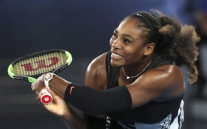 Serena Williams, en un partido el pasado enero