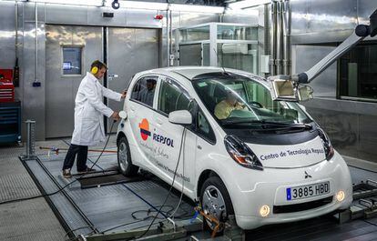 Laboratorio de electrificación del transporte de Repsol. 