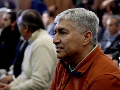 El empresario argentino Lázaro Báez en los tribunales, en octubre de 2018.