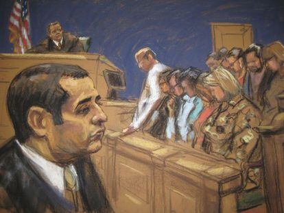 Gilberto Valle, tras escuchar el veredicto del jurado. 