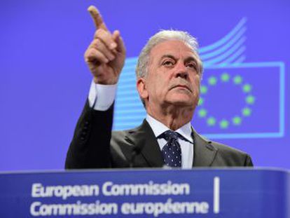 El comisario de Inmigraci&oacute;n, Dimitris Avramopoulos.