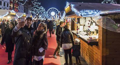 Mercado navideño 2016 de Bruselas.