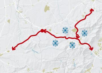 Gráfico: el colapso de la AP-6