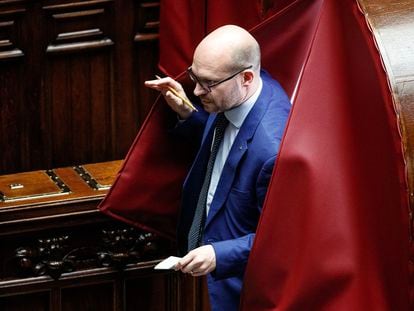 El presidente del parlamento italiano, Lorenzo Fontana.