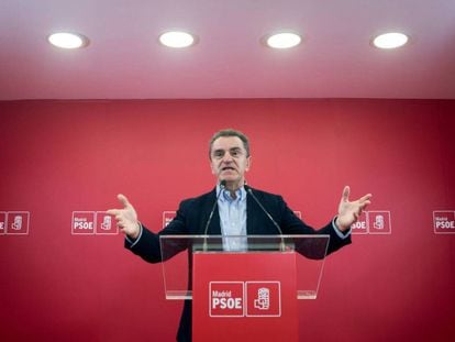 El portavoz del PSOE en la Comunidad de Madrid, José Manuel Franco. 