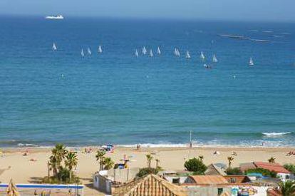 Playa de Getares, en Algeciras.