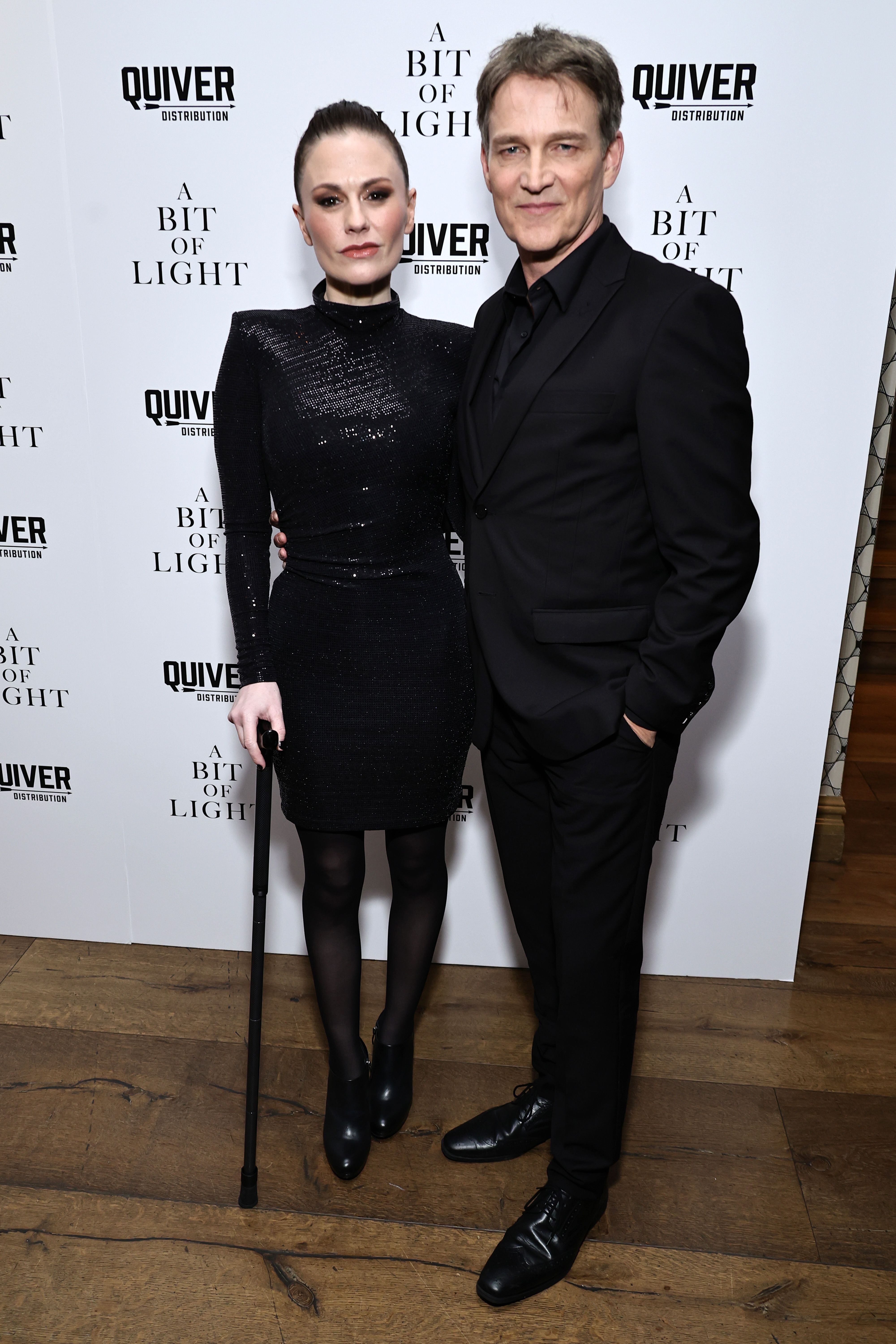 Anna Paquin y Stephen Moyer durante el estreno de 'A Bit Of Light' en New York.