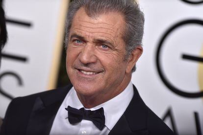 Mel Gibson, en los Globos de Oro de 2017.