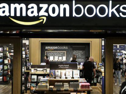 Primería librería física de Amazon, inaugurada el año pasado en Nueva York.