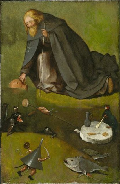 'La tentación de San Antonio', una obra expuesta en el museo de arte de Nelson-Atkins, de Kansas City, y ahora atribuida a El Bosco.