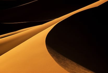 Dunas al atardecer.