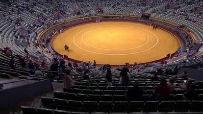 Tarde de toros en la plaza madrileña de Vistalegre, durante la pasada Feria de San Isidro.