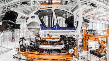 Fábrica de montaje de Volkswagen en Navarra, una de las que está pendiente de la asignación de fondos Next Generation.