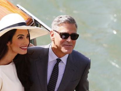 Amal y George Clonney.