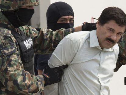 Joaqu&iacute;n &#039;El Chapo&#039; Guzman, tras su detenci&oacute;n el s&aacute;bado. 