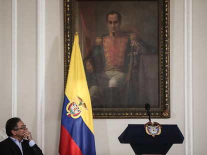 Gustavo Petro, en el Palacio de Nariño, en Bogotá, el 15 de noviembre de 2022.