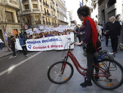 La crisis sobrevuela las marchas del Día de la Mujer Trabajadora