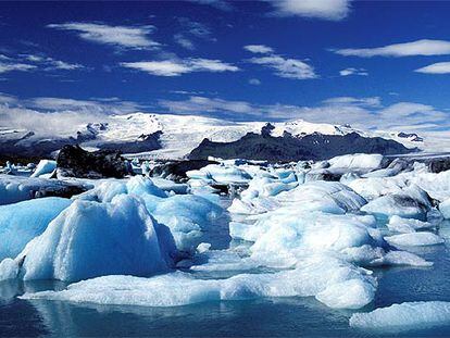 Glaciar de Vatnajokull, en Islandia.