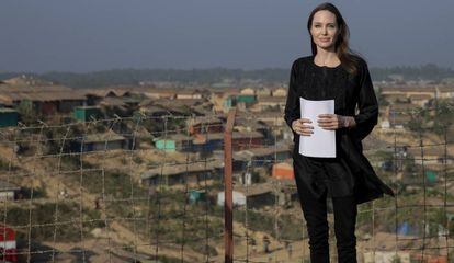 Angelina Jolie, en Bangladesh, el pasado febrero.