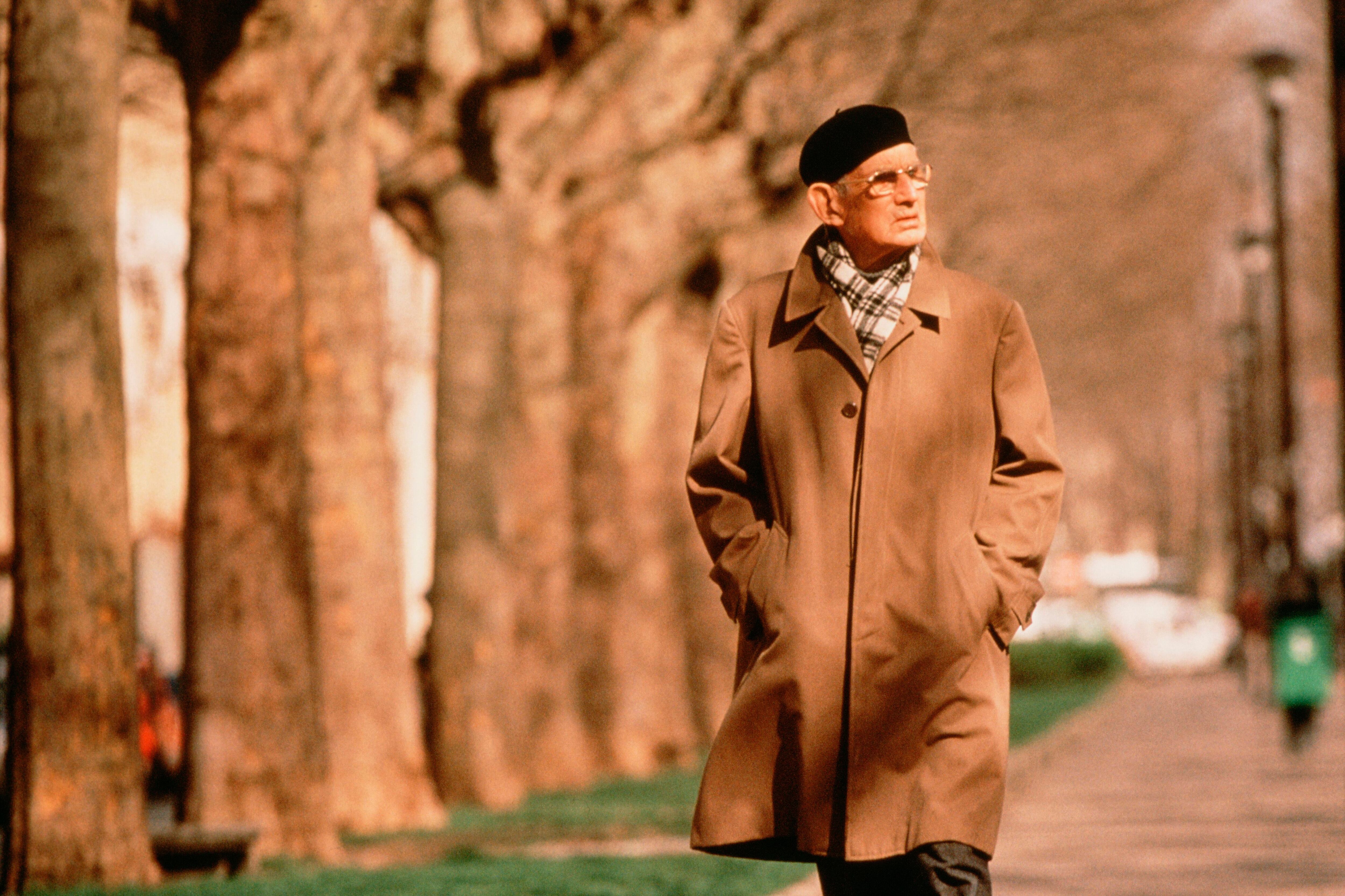 El dramaturgo Samuel Beckett, en París, en 1984.