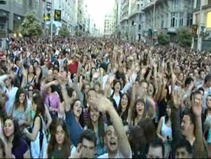 Multitudinario concierto gratuito en la Gran Vía por su centenario