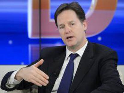 El viceprimer ministro británico, Nick Clegg. EFE/Archivo