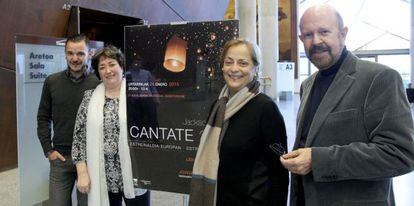 Presentación de la 'Cantate 200' este lunes en Bilbao.