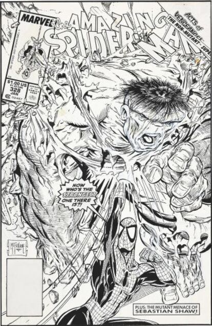 Portada de Todd McFarlane para The Amazing Spider-Man adquirida por 606,790 euros.