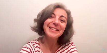 Isabel García Adánez, en un vídeo de youtube de la editorial Conatus.