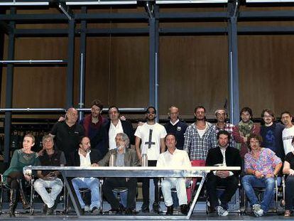 Equipo de &#039;Subprime&#039; en el Teatro Cervantes de M&aacute;laga.