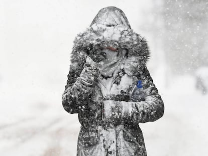 La ola de frío siberiano que recorre Europa, en imágenes