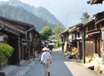 Entre Tokio y Kioto se encuentra Tsumago, un pintoresco pueblo parada de una antigua ruta postal