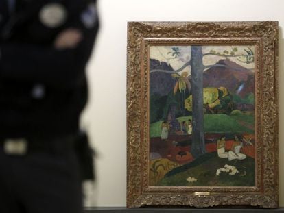 'Mata mua' ('Érase una vez'), obra de Paul Gauguin (1848-1903), que no puede verse en el museo Thyssen desde junio.