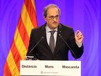 El presidente de la Generalitat, Quim Torra, en rueda de prensa.

GENERALITAT
18/06/2020 