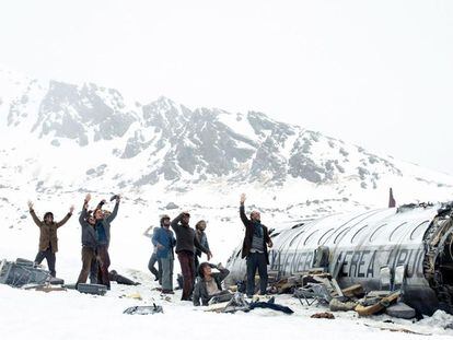 Un momento de 'La sociedad de la nieve'.