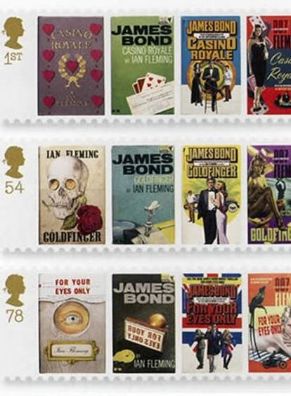 La serie de sellos de James Bond.