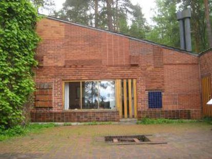 Casa experimental de Alvar Aalto en la isla de Muuratsalo.
