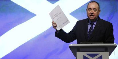El ministro principal de Escocia, Alex Salmond, el pasado mes de octubre.