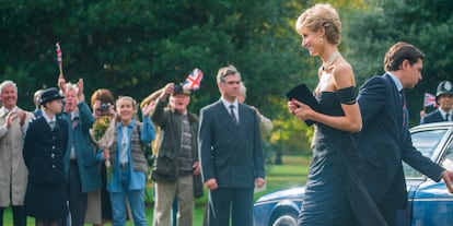Elizabeth Debicki, en la quinta temporada de 'The Crown'.