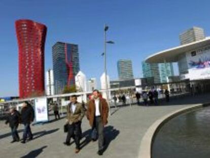 Sede de la Fira de Barcelona, recinto donde se celebra el MWC.