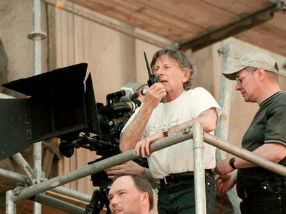 El director de cine Roman Polanski en el rodaje de 'El pianista', en mayo de 2001, en Varsovia, Polonia.