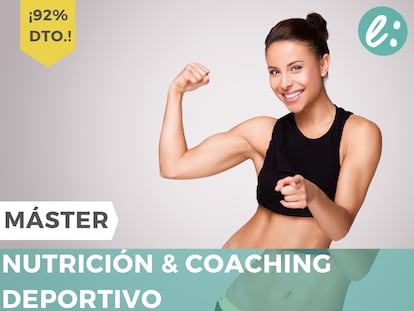Si te fascina el mundo del deporte y la nutrición, ¡ahora con un 92% de dto.!