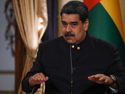 El presidente venezolano, Nicolás Maduro, la semana pasada en el Palacio de Miraflores.