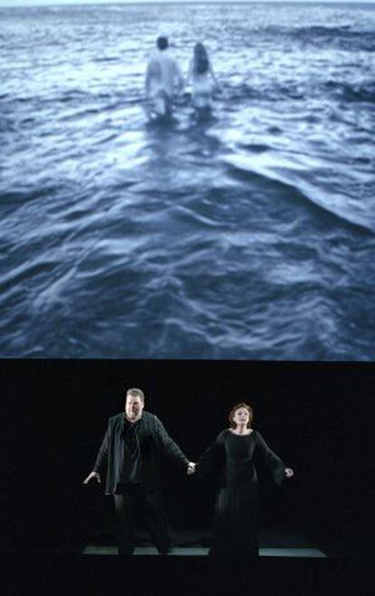 Montaje de Tristán e Isolda de Peter Sellars y Bill Viola.