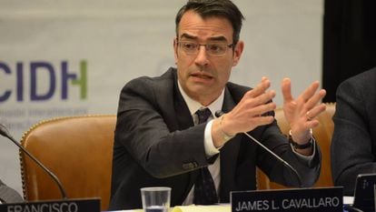 El presidente de la CIDH, James Cavallaro